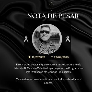 Nota de pesar - Marcelo Di Marcello Valladão Lugon